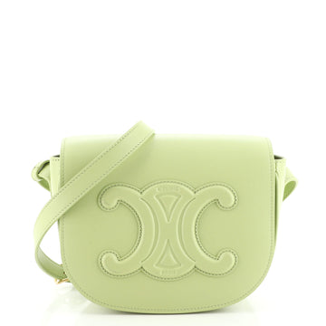 Celine Cuir Triomphe Folco Bag Leather