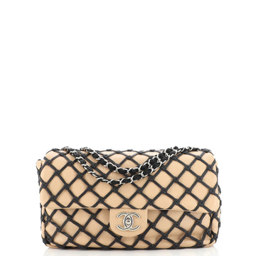 Chanel Canebiers Flap Bag Calfskin Jumbo