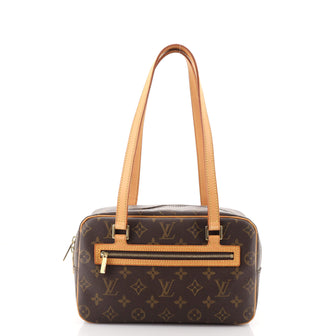 Louis Vuitton Cite Handbag Monogram Canvas MM