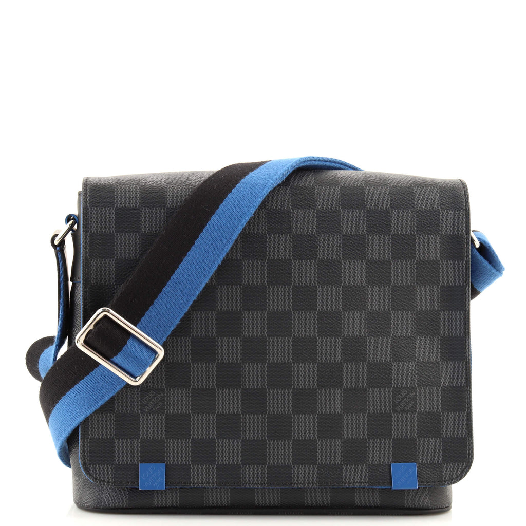 Louis Vuitton District NM Messenger Bag Damier Graphite PM Black 1790541