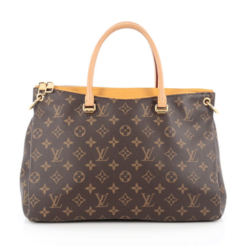 Louis Vuitton Pallas Tote Monogram Canvas Brown