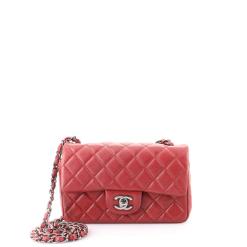 Chanel Classic Single Flap Bag Quilted Lambskin Mini