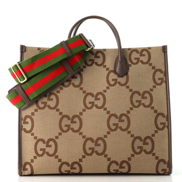Gucci Convertible Tote Jumbo GG Canvas Large