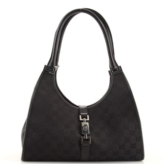 Gucci Vintage Bardot Hobo GG Canvas Small