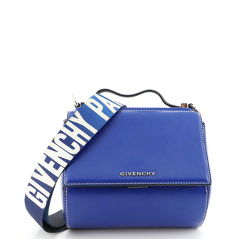 Givenchy Logo Strap Pandora Box Bag Leather Mini