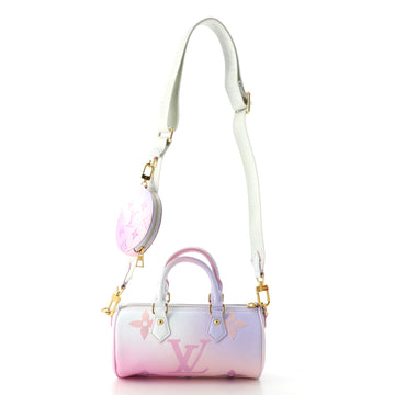 Louis Vuitton Papillon Handbag Spring in the City Monogram Giant Canvas BB