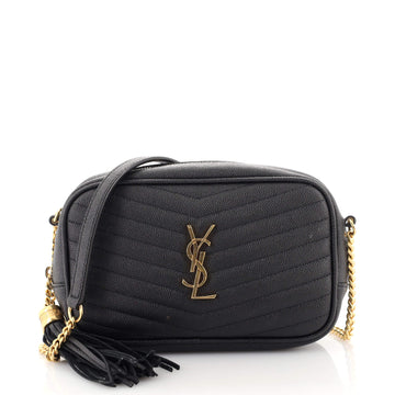 Saint Laurent Lou Camera Bag Matelasse Chevron Leather Mini