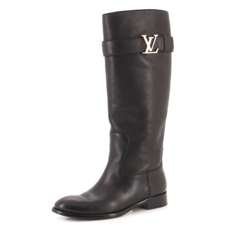 Louis Vuitton Women's Legacy High Flat Riding Boots Leather