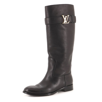 Louis Vuitton Women's Legacy High Flat Riding Boots Leather