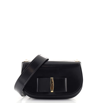 Salvatore Ferragamo Anna Vara Flap Shoulder Bag Leather Medium