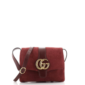 Gucci Arli Shoulder Bag Suede with Leather Medium