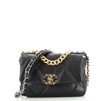 Chanel 19 Flap Bag Quilted Leather Medium