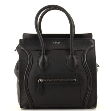 Celine Luggage Bag Grainy Leather Micro