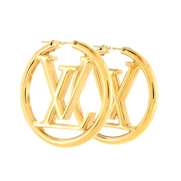 Louis Vuitton Louise Hoop Earrings Metal