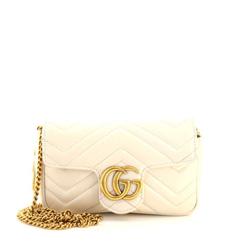 Gucci GG Marmont Flap Bag Matelasse Leather Super Mini