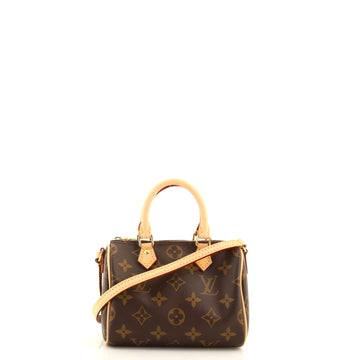 Louis Vuitton Speedy Bandouliere Bag Monogram Canvas Nano