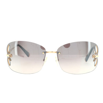 Louis Vuitton Lily Rimless Sunglasses Metal