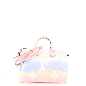 Louis Vuitton Speedy Bandouliere Bag Limited Edition Escale Monogram Giant 30