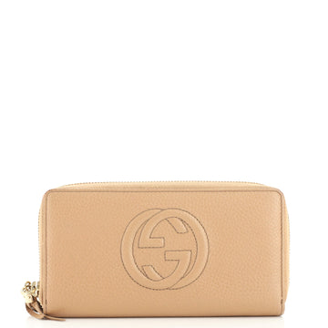 Gucci Soho Zip Around Wallet Leather