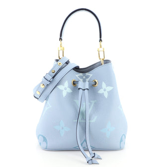 Louis Vuitton NeoNoe Handbag By The Pool Monogram Empreinte Giant BB Blue  222827142