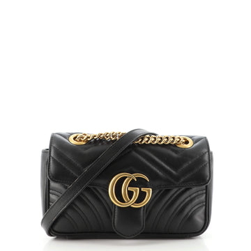 Gucci GG Marmont Flap Bag Matelasse Leather Mini