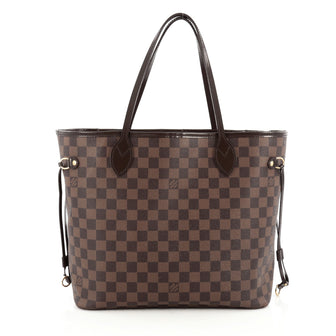 Louis Vuitton Neverfull Tote Damier MM Brown