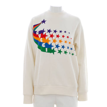 Gucci Women's Graphic Print Crewneck Sweater Printed Cotton