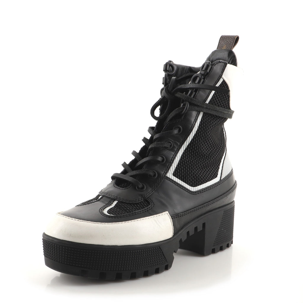 Louis Vuitton Laureate Platform Desert Boots - Black Boots, Shoes -  LOU178258