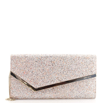 Jimmy Choo Erica Clutch Glitter Leather
