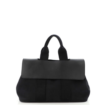 Hermes Valparaiso Bag Toile and Leather PM