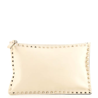 Valentino Garavani Rockstud Pouch Leather Large