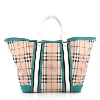 Burberry Jameson Tote Haymarket Coated Canvas and 1795104