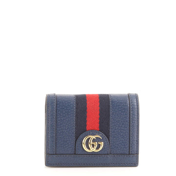Gucci Ophidia Flap Card Case Leather
