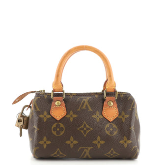 Louis Vuitton Speedy Mini HL Handbag Monogram Canvas
