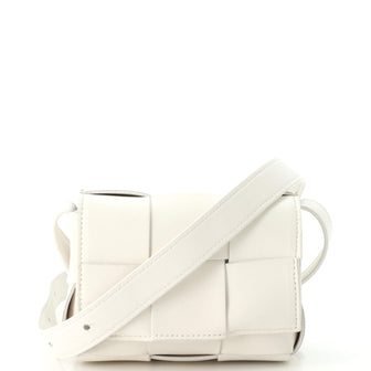 Bottega Veneta Cassette Crossbody Bag Maxi Intrecciato Leather Extra Mini
