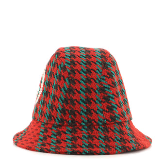 Gucci GG Houndstoth Bucket Hat Wool