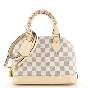 Louis Vuitton Alma Handbag Damier with Braided Detail BB
