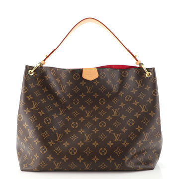 Louis Vuitton Graceful Handbag Monogram Canvas MM