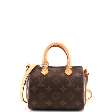Louis Vuitton Speedy Bandouliere Bag Monogram Canvas Nano