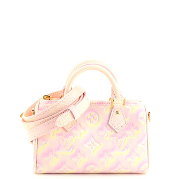 Louis Vuitton Speedy Bandouliere NM Bag Stardust Monogram Empreinte Leather Nano