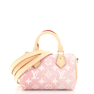 Louis Vuitton Speedy Bandouliere NM Bag Monogram Jacquard Denim Nano