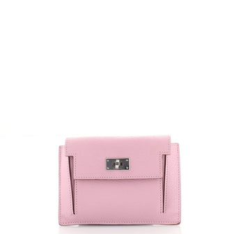 Hermes Kelly Pocket Compact Wallet Chevre Mysore