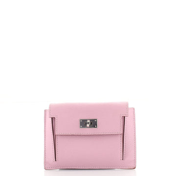 Hermes Kelly Pocket Compact Wallet Chevre Mysore
