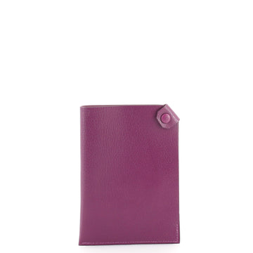 Hermes Tarmac Passport Holder Leather