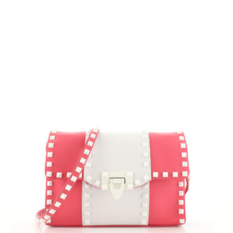 Valentino Garavani Free Rockstud Flip Lock Flap Bag Leather Medium