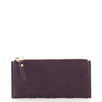 Louis Vuitton Curieuse Zip Pouch Insert Monogram Empreinte Leather