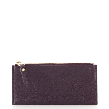 Louis Vuitton Curieuse Zip Pouch Insert Monogram Empreinte Leather