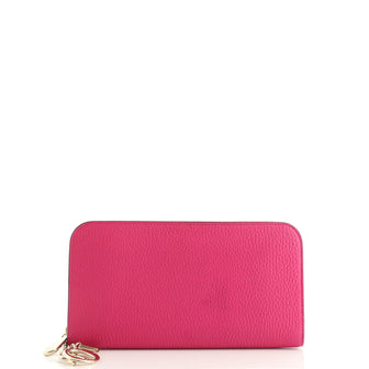 Christian Dior Diorissimo Voyageur Wallet Leather Long