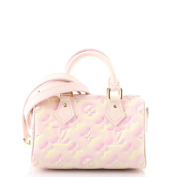 Louis Vuitton Speedy Bandouliere NM Bag Stardust Monogram Empreinte Leather Nano