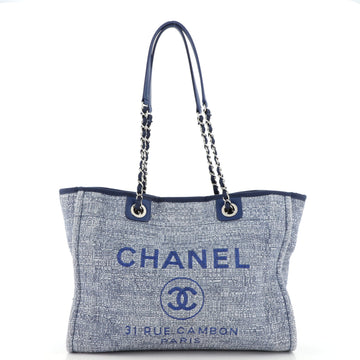 Chanel Deauville Tote Raffia Small